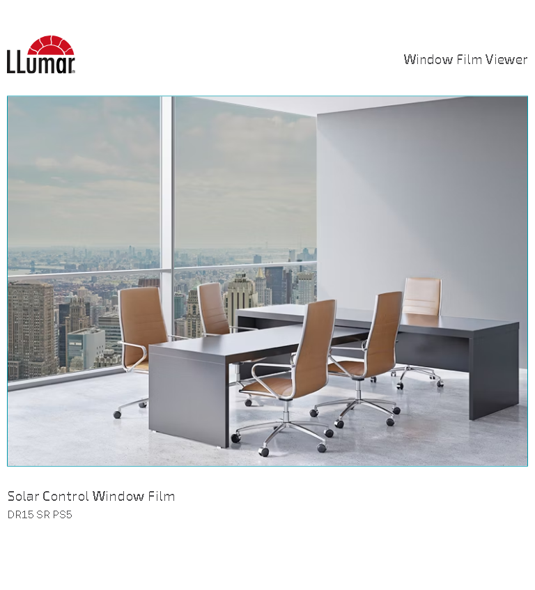 LLumar DR 15 SR CDF – Dual Reflective 15 1 LLumar DR 15 SR CDF