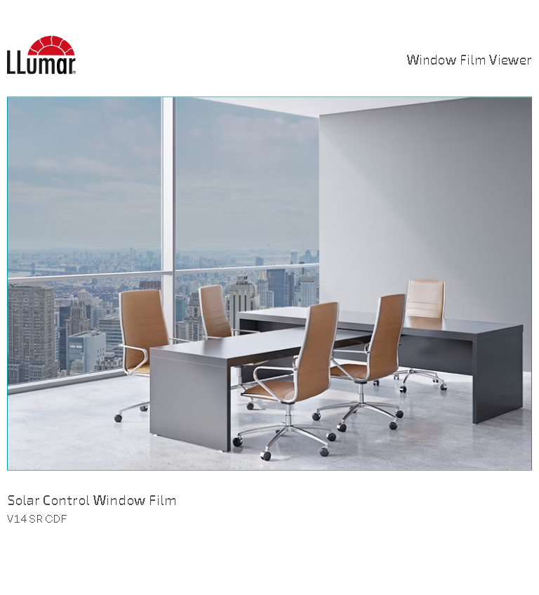 LLumar V 14 SR CDF – Vista Dual Reflective Dark Neutral 1 LLumar V 14 SR CDF