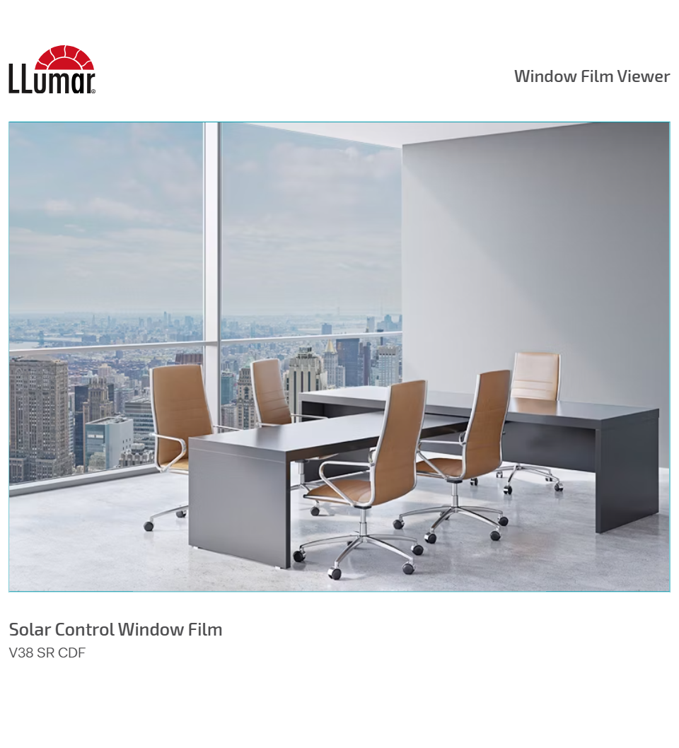 LLumar V 38 SR CDF – Vista Dual Reflective Light Neutral 1 LLumar V 38 SR CDF