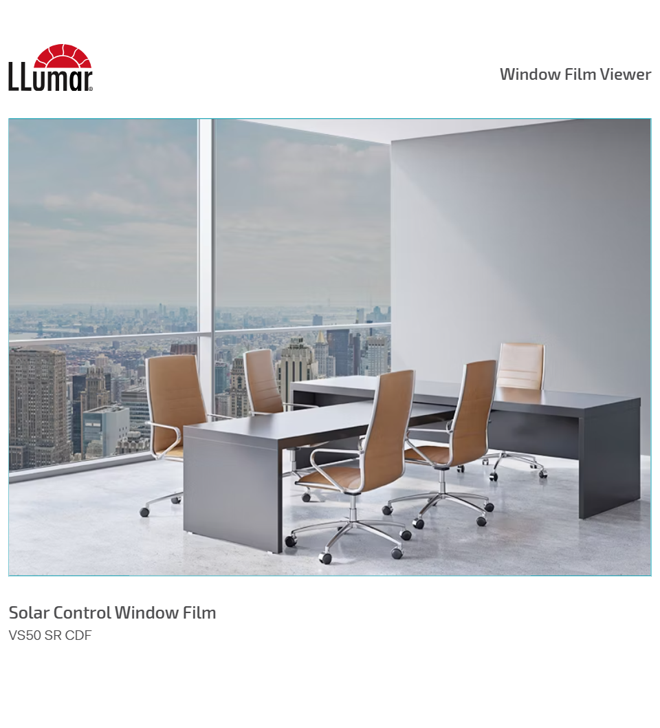 LLumar VS 50 SR CDF – Vista Spectra Select 50 1 LLumar VS 50 SR CDF