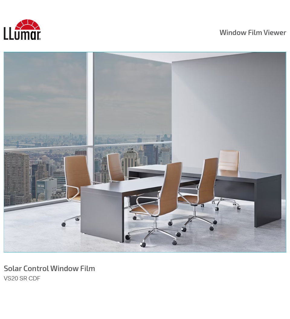 LLumar VS 20 SR CDF – Vista Spectra Select 20 1 LLumar VS 20 SR CDF