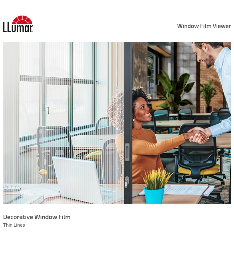 LLumar NRM FTL SR HPR – Frosted Thin Lines 1 LLumar NRM FTL SR HPR