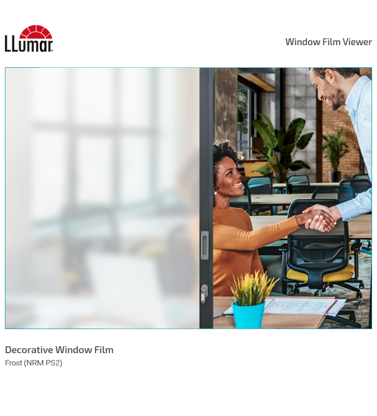 LLumar NRM PS 2 – Privacy White Matte 1 LLumar NRM PS 2