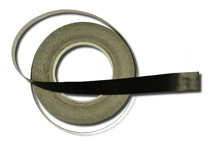 Zwarte afplaktape 0,5'