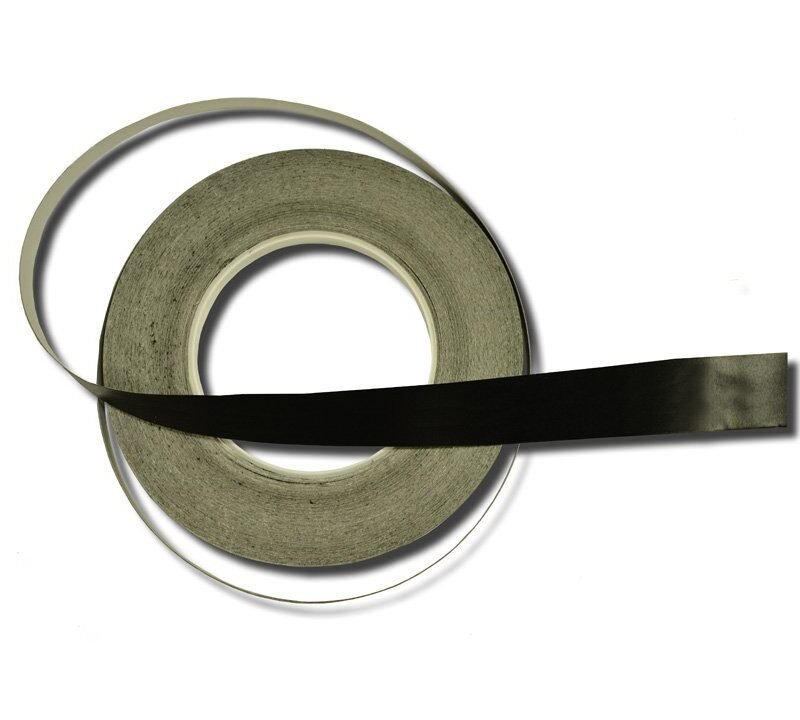 Zwarte afplaktape 1,5 voet