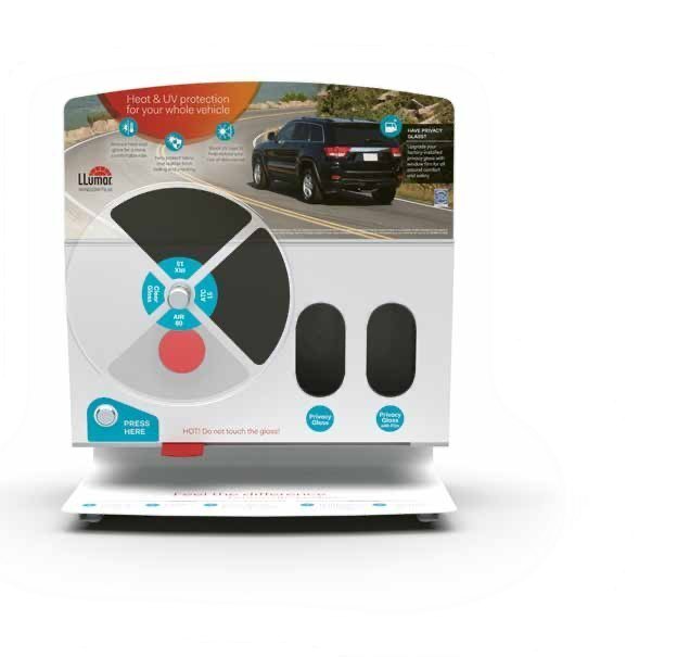 LLumar Kombi warmtelamp met af fabriek getinte module